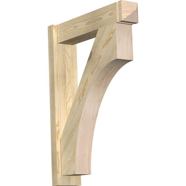 Ekena Millwork Westlake Rough Sawn Arts and Crafts Outlooker, Douglas Fir, 6"W x 26"D x 34"H OUT06X26X34WTL03RDF - main